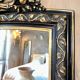 Antique Napoleon III pediment mirror