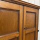 Early 20th-century English wall shelf in walnut.