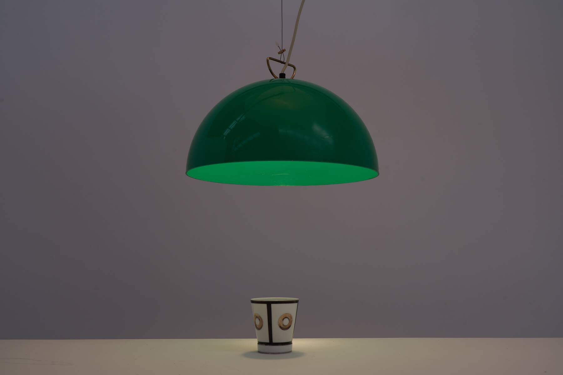 Suspension perspex and brass circa 1970