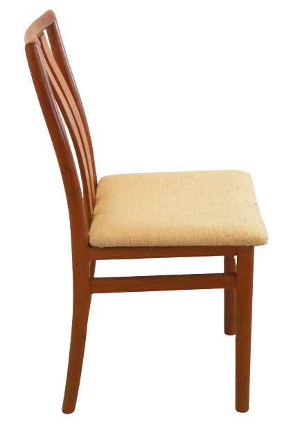 Set of 4 Danish design chairs 'Tuse'