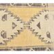 Vintage Gold-Beige Turkish Hand-Knotted Hallway Runner 115x419