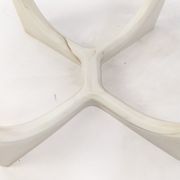 Table basse italienne marmorino du milieu du siècle, années 1950
