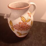 Vintage Gargoulette pitcher Autumn foliage patterns