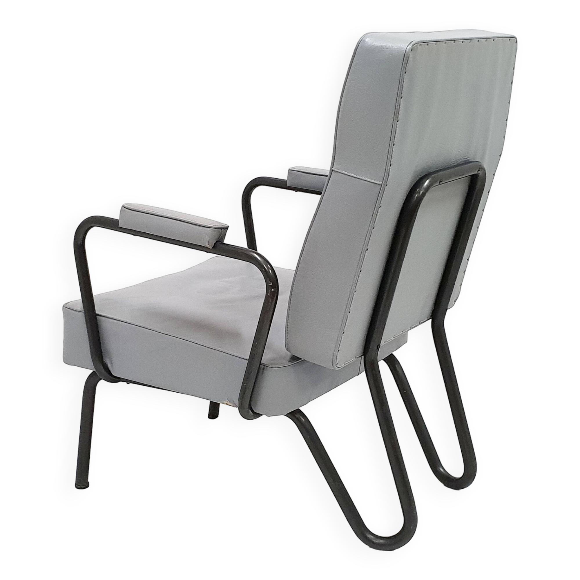 Fauteuil Picardie de Jacques Hitier pour Tubauto, 1950