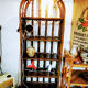 Rattan shelf