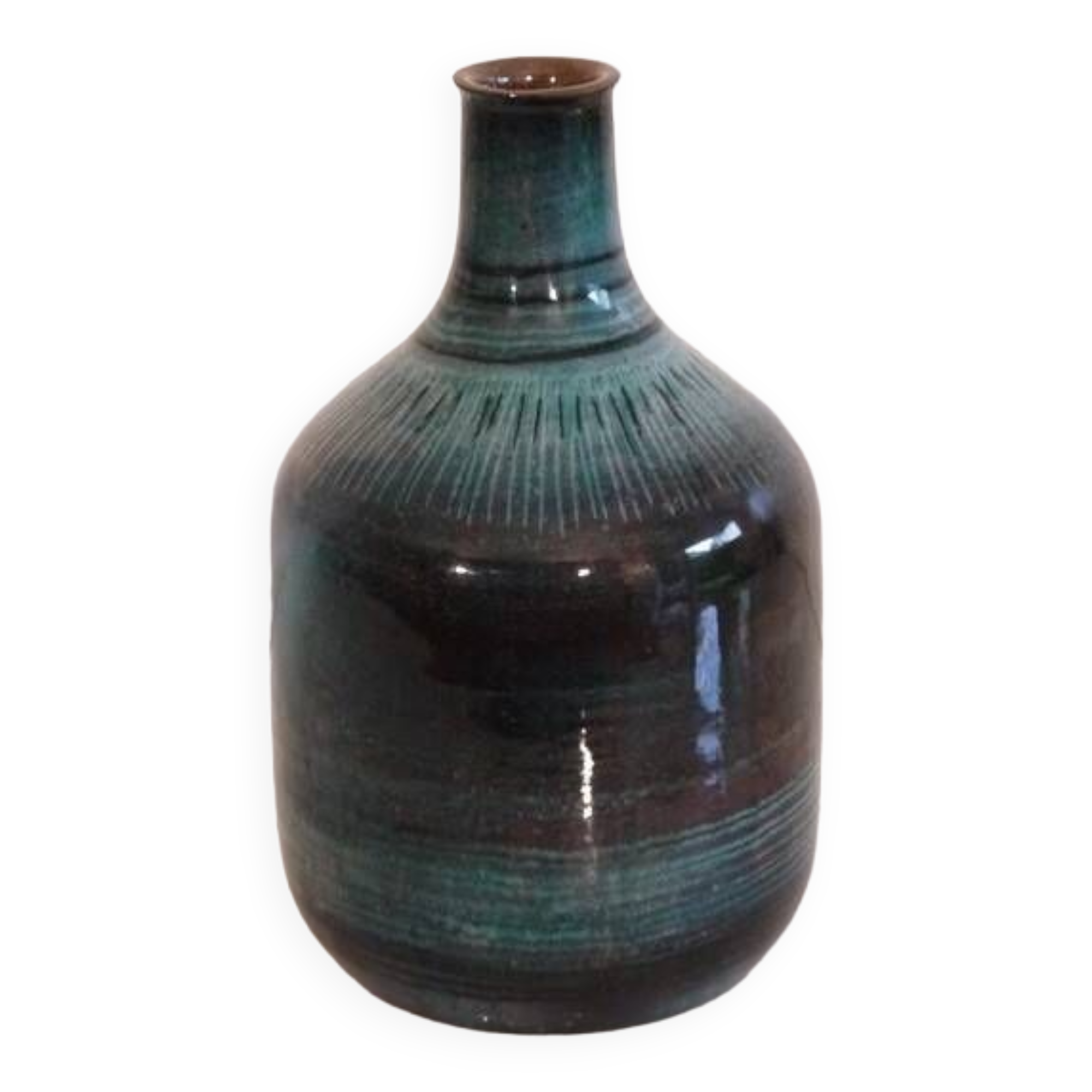 Glazed ceramic vase by Daniel Chaponet