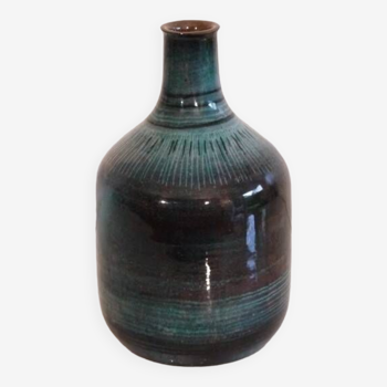 Glazed ceramic vase by Daniel Chaponet