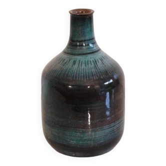 Glazed ceramic vase by Daniel Chaponet