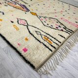 Handmade wool Berber rug 280 X 160 CM
