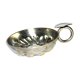 Vintage tastevin cup in silver metal Lutz Dijon 7.5 cm