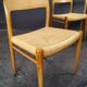 4 chairs by Niels Otto Moller, model 75 for J.L. Mollers Mobelfabrik