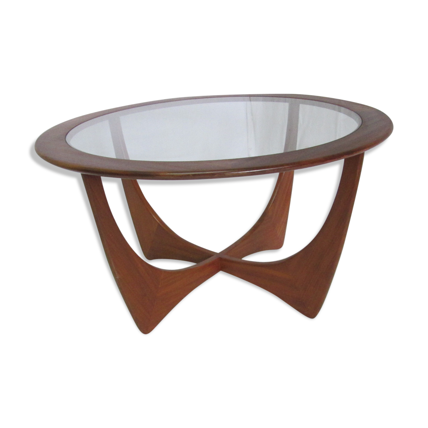 Round coffee table Astro teak by Wilkins