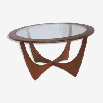 Round coffee table Astro teak by Wilkins