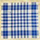10 antique monogrammed CD napkins - 50x52 cm - Métis
