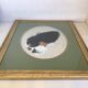 Signed dog painting