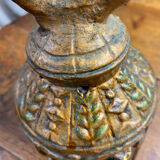 Ceramic lanterns, decorated with religious icons.