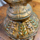 Ceramic lanterns, decorated with religious icons.