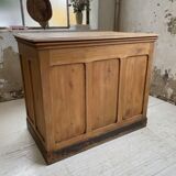Early 20th century oak trade counter