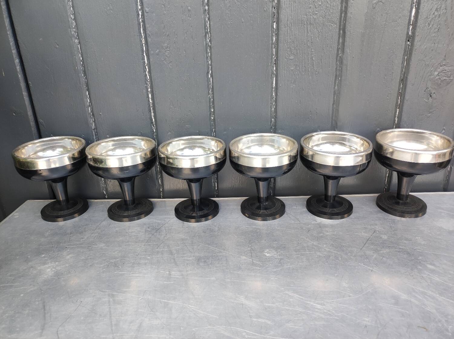 Vintage coupes à glace Morinox, 1970