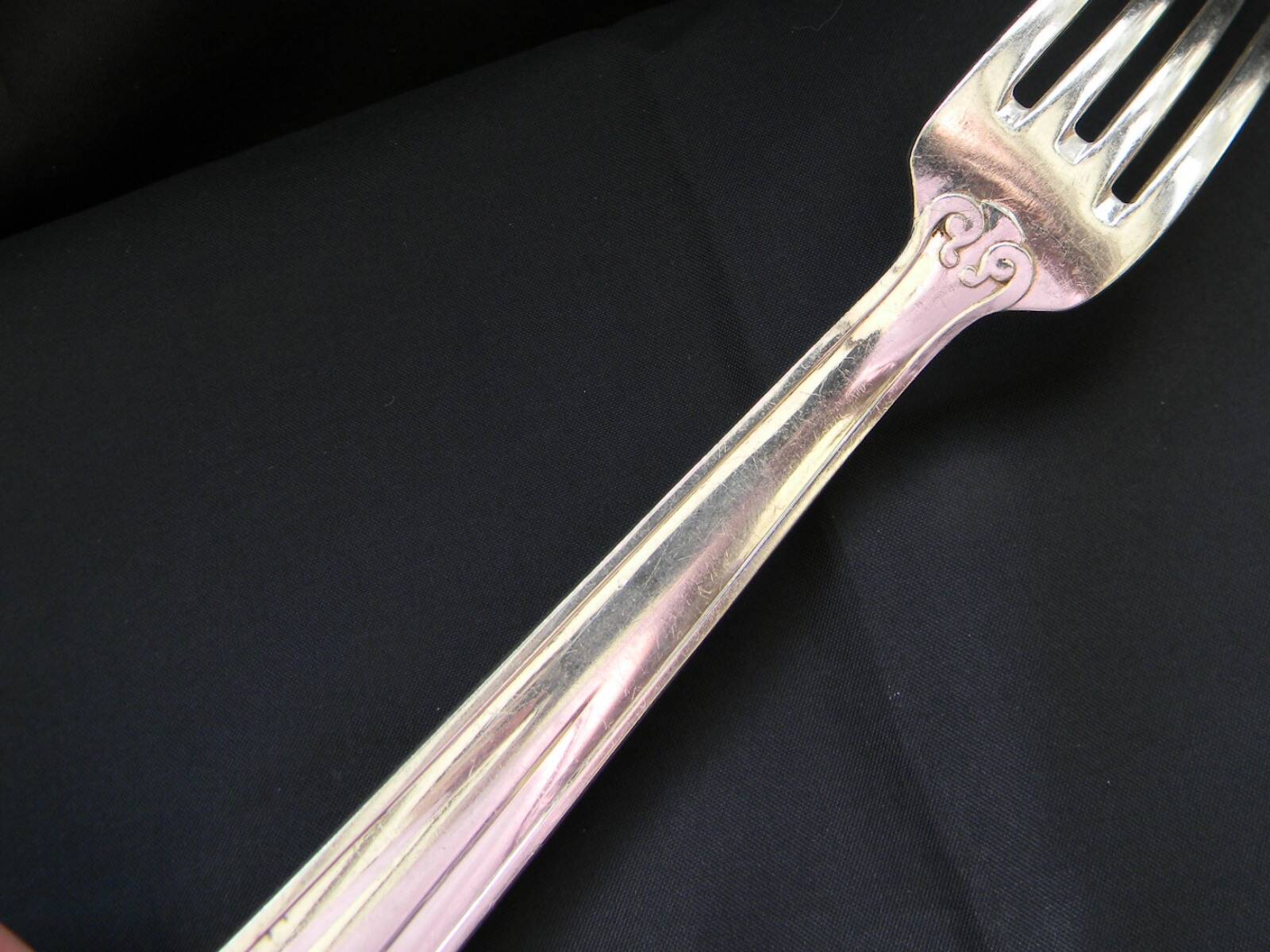 11 silver-plated metal forks Art Deco DIXI.