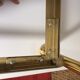 Bed gold brass