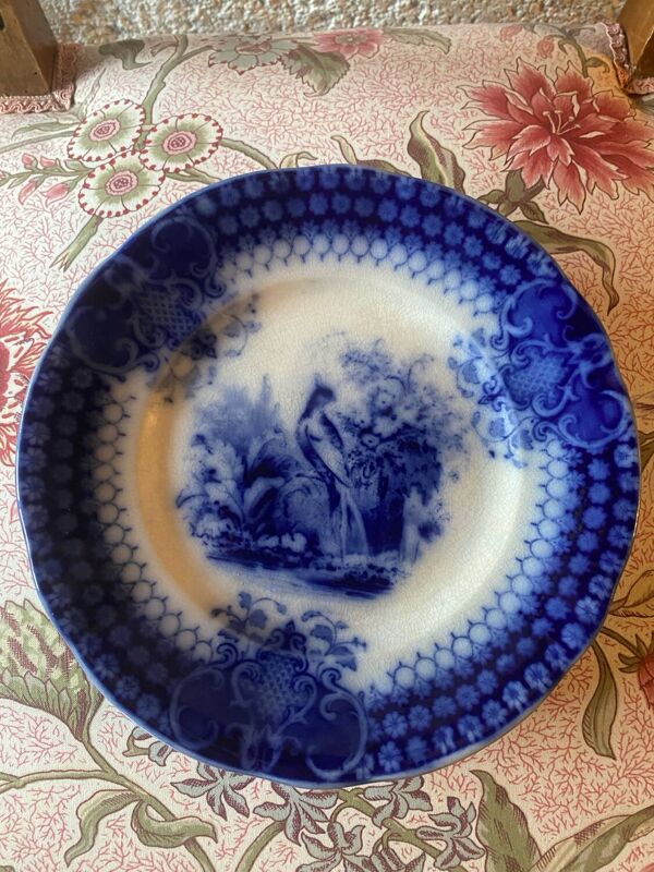 Lot de 4 assiettes à dessert Villeroy et Boch XIX