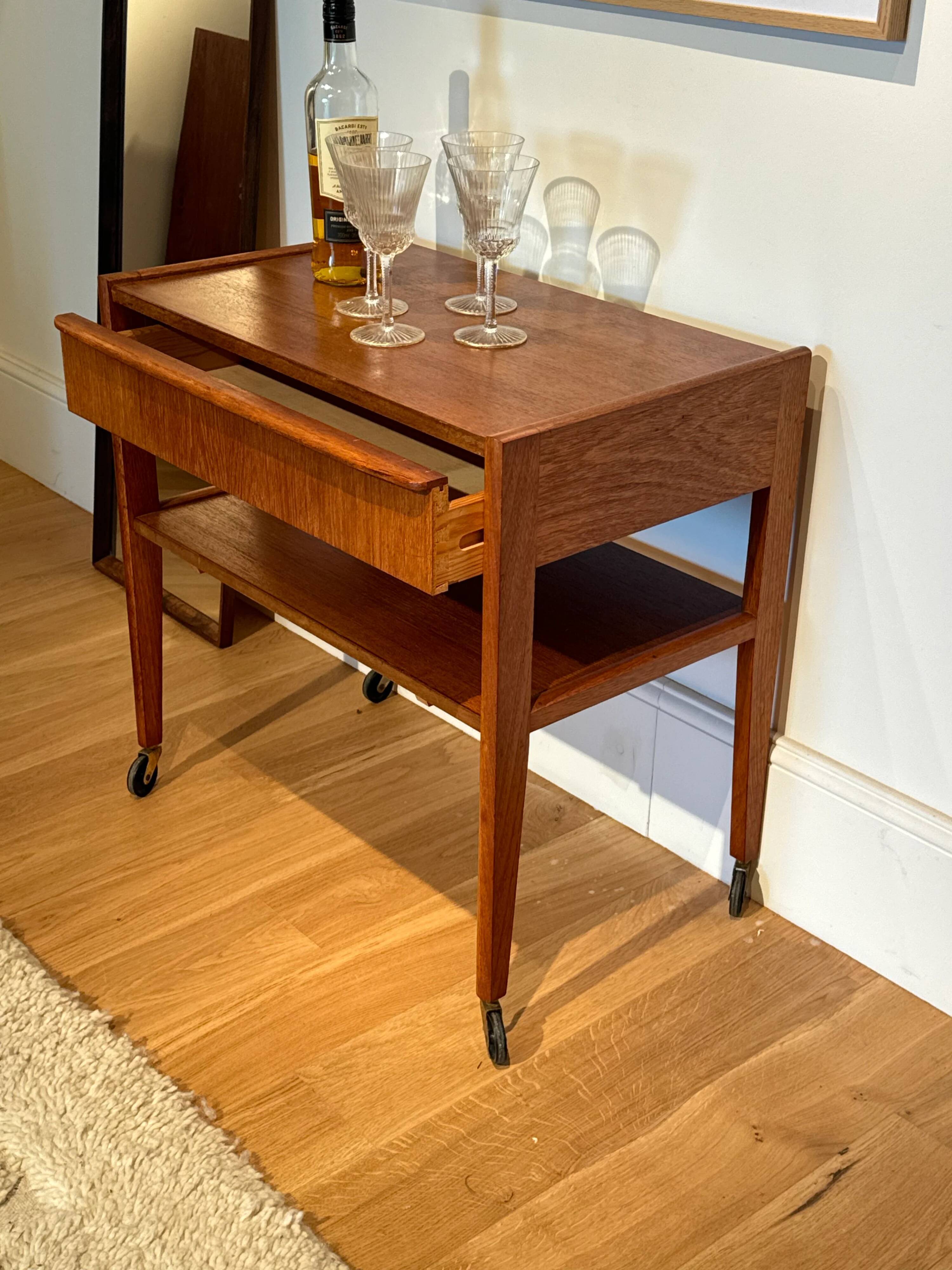 Vintage Scandinavian teak sideboard "Sofie"