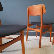 4 Scandinavian chairs by Bundgaard Rasmussen for Thorso Stolefabrik 1960