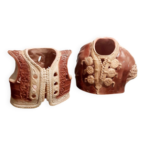 2 pots en céramique