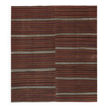 Tapis Kilim turc vintage tissé main