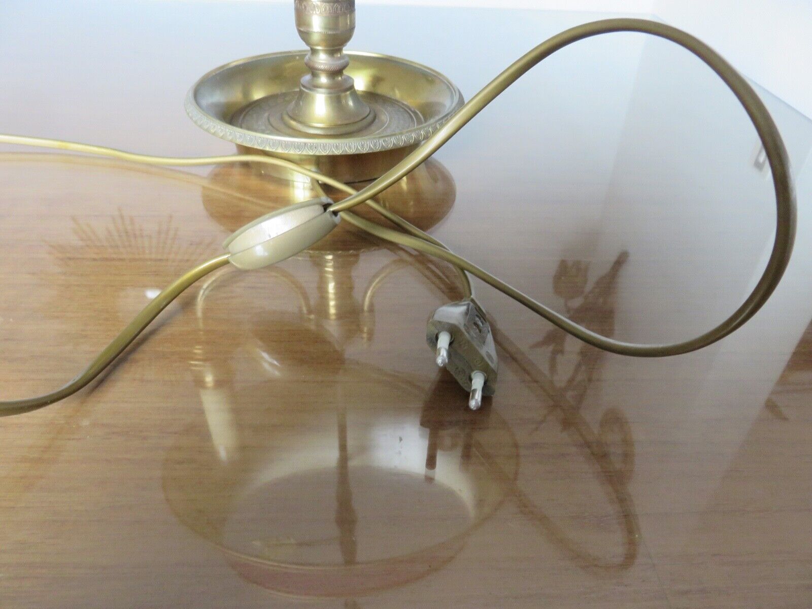 Lampe bouillotte style empire edition Lucien Gau