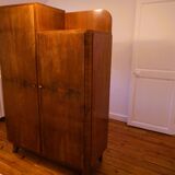 Asymmetrical wardrobe in art deco style