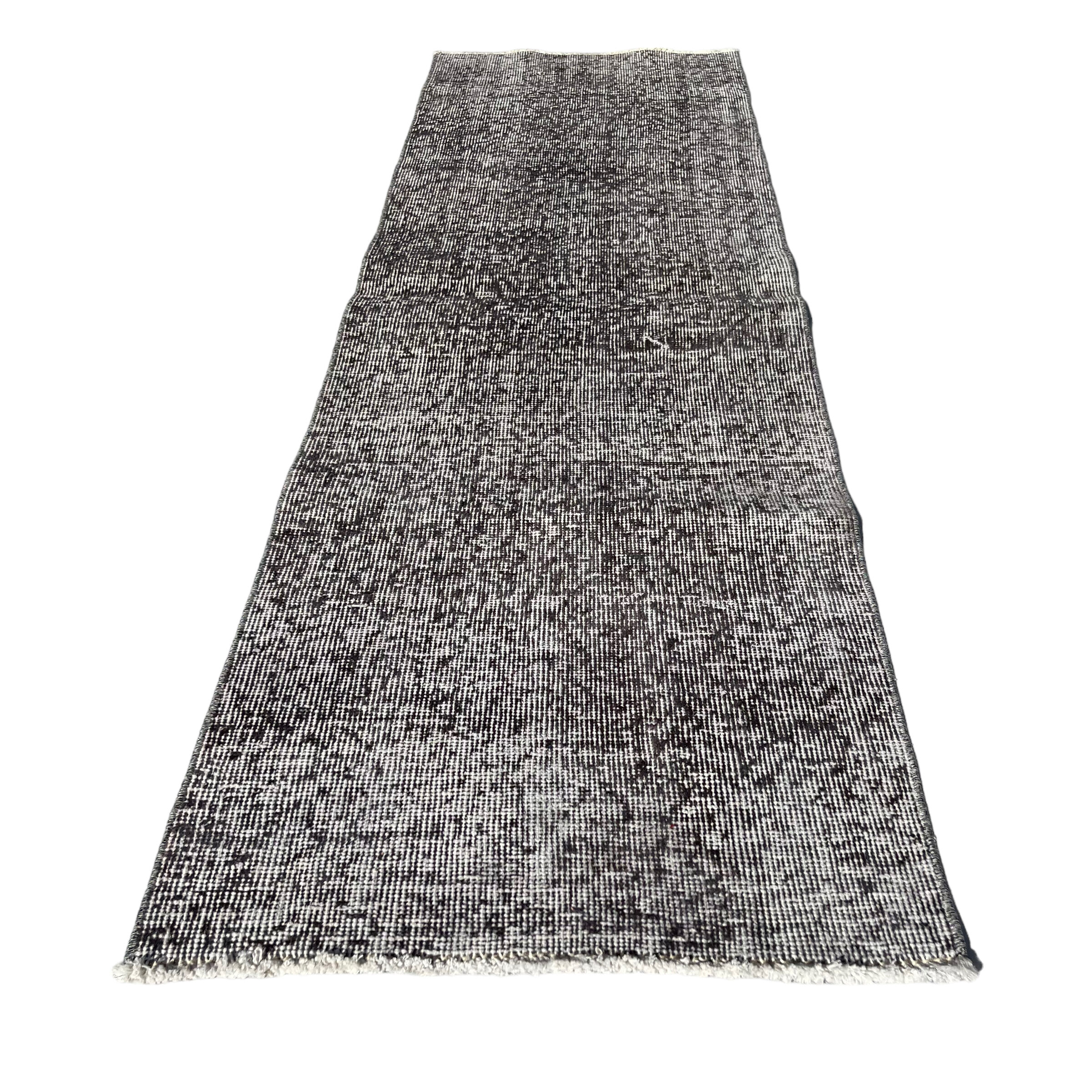 Vintage distressed turkish rug runner, 186 x 60 cm