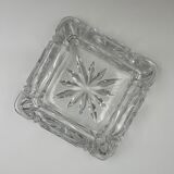 Worked crystal ashtray