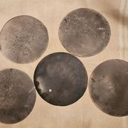 5 assiettes en raku Annie Braut