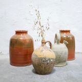 Vintage glazed terracotta pot