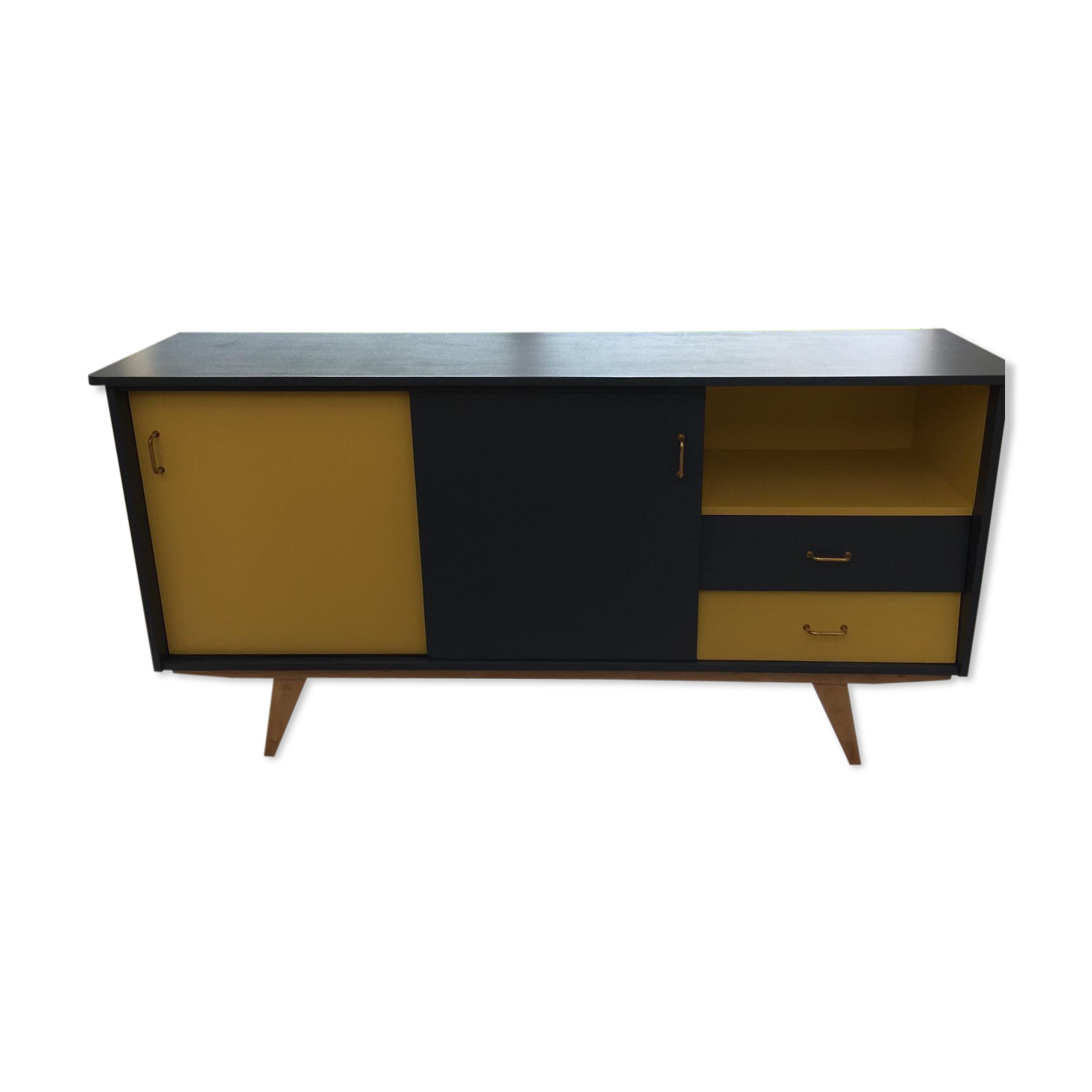 Vintage compass feet sideboard