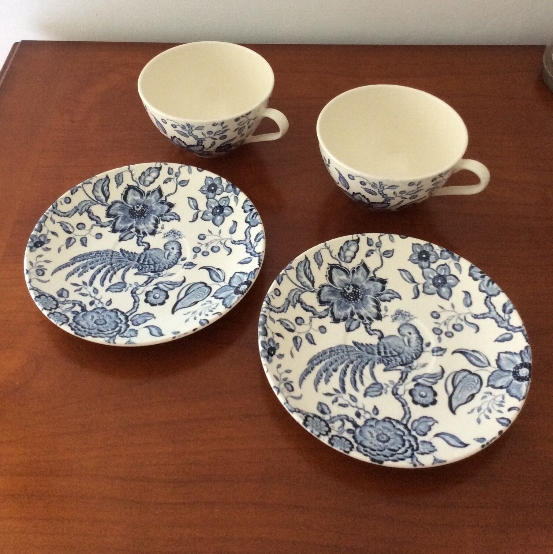 Lot of 2 cups and 2 cups villeroy & boch "paradiso"