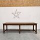 Old wooden monastery table