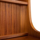 Bookcase secretary by Johannes Sorth for Nexø Møbelfabrik Bornholm, Denmark 1960s