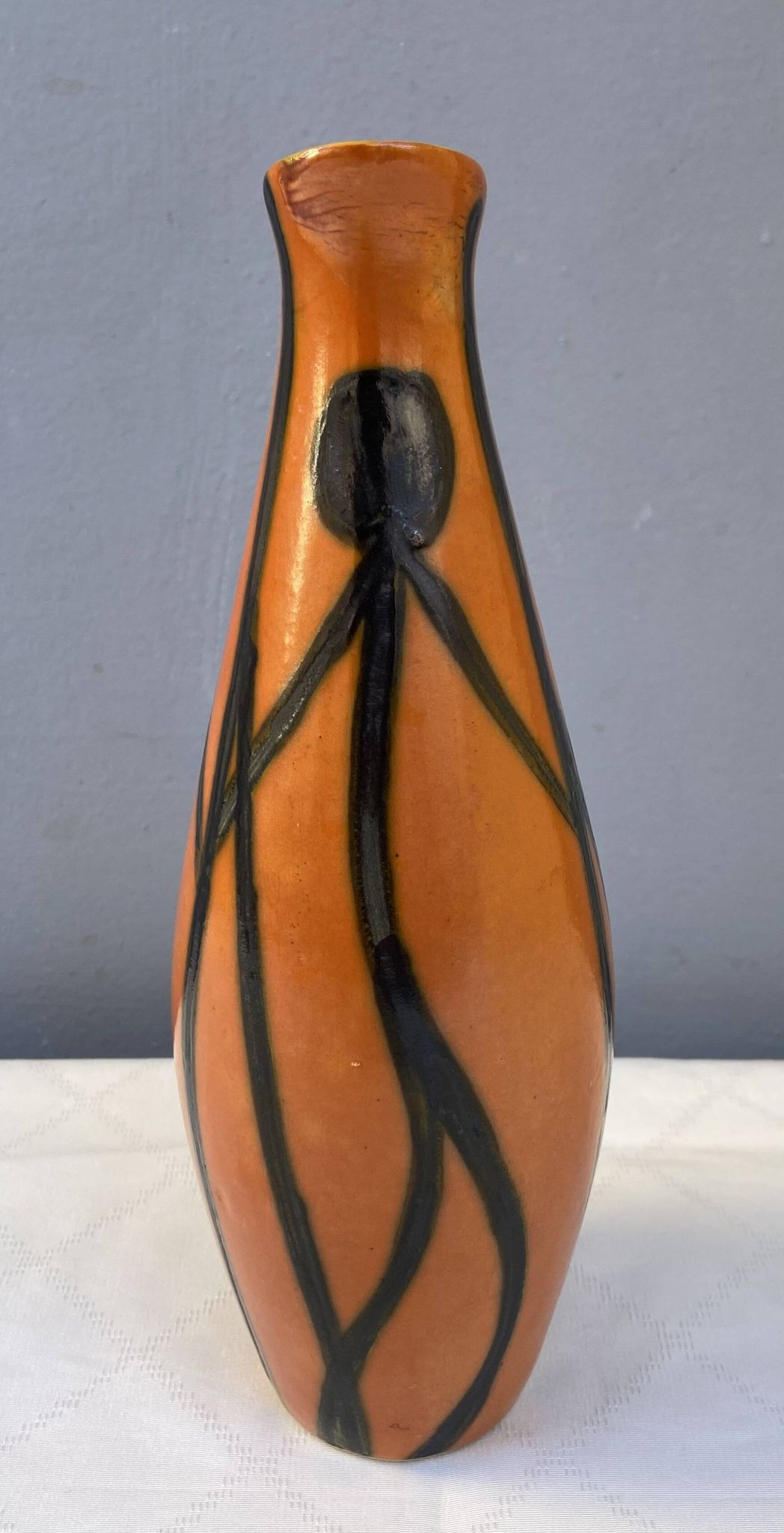 Vase en céramique Tofej Hongrie années 60