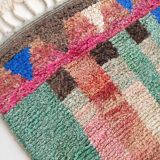 Moroccan Berber boujaad carpet with colorful patterns 293x206cm