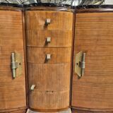 Marble top sideboard with mirror