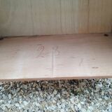 Old vintage chest of drawers with compass foot