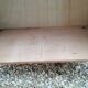 Old vintage chest of drawers with compass foot