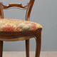 Antique Louis-Philippe walnut chairs, Italy, 19th century