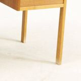 Vintage Scandinavian teak desk, 7 drawers, Danish design from the 60s