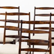 Torbjørn Afdal model 113 rosewood set of chairs