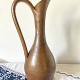 Grande cruche en grès pyreté h39 cm