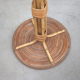 Rattan parrot coat rack
